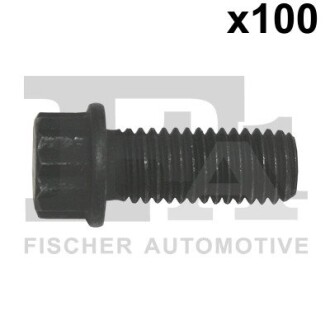 Болт с головкой системы TORX из черного металла FISHER 982-T10-126.100