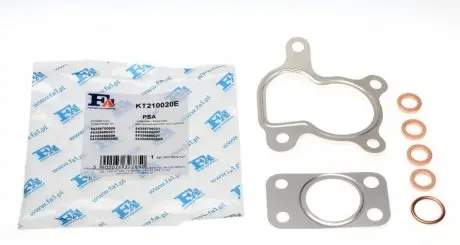 Комплект прокладок турбины citoren nemo/peugeot bipper 1.4 hdi 08- FISHER KT210020E