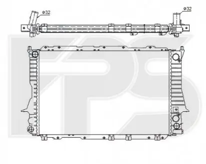 Радіатор охолодження FPS FP 12 A458