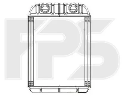 Радіатор пічки FPS FP 12 N197