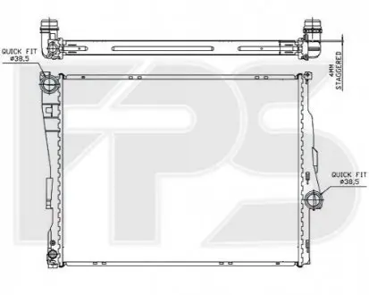 Радиатор охлаждения FPS FP 14 A27