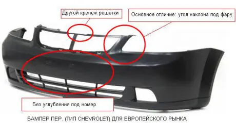 Бампер FPS FP 1704 904