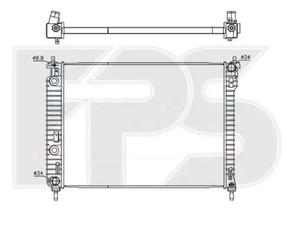 Радиатор охлаждения FPS FP 17 A100