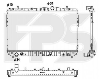 Радиатор охлаждения FPS FP 17 A782