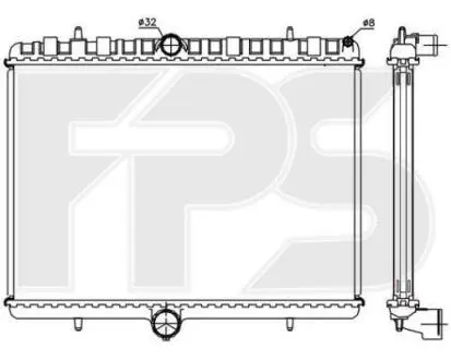 Радиатор охлаждения FPS FP 20 A309