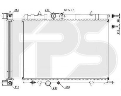 Радиатор охлаждения FPS FP 20 A81