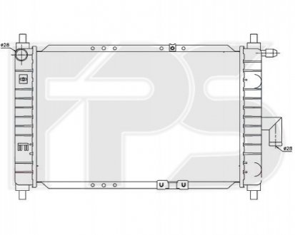 Радіатор охолодження FPS FP 22 A696