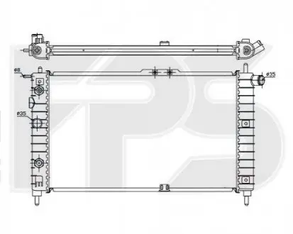 Радиатор охлаждения FPS FP 22 A774