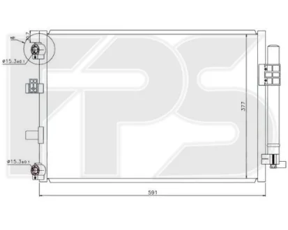 Конденсатор кондиционера FPS FP 28 K946