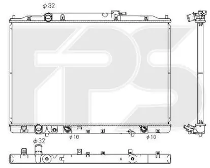 Радиатор охлаждения FPS FP 30 A1447