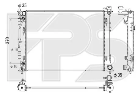 Радиатор охлаждения FPS FP 32 A796