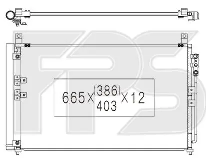 Конденсатор кондиционера FPS FP 33 K366