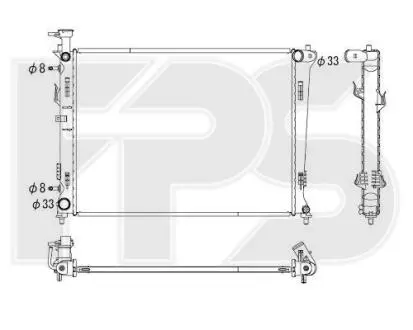 Радиатор охлаждения FPS FP 40 A178