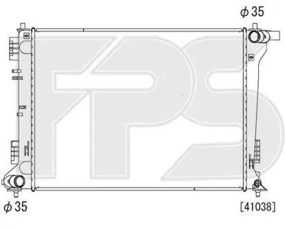Радиатор охлаждения FPS FP 40 A629