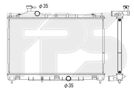 Радіатор охолодження FPS FP 48 A809