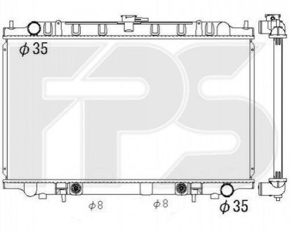 Радиатор охлаждения FPS FP 50 A603