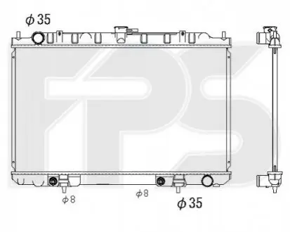 Радиатор охлаждения FPS FP 50 A75