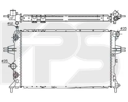 Радіатор охолодження FPS FP 52 A282
