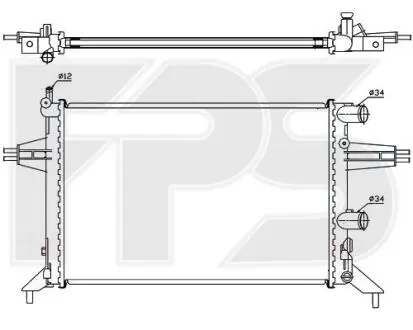 Радіатор охолодження FPS FP 52 A301