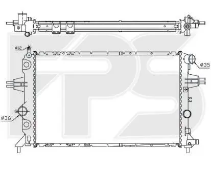 Радіатор охолодження FPS FP 52 A316
