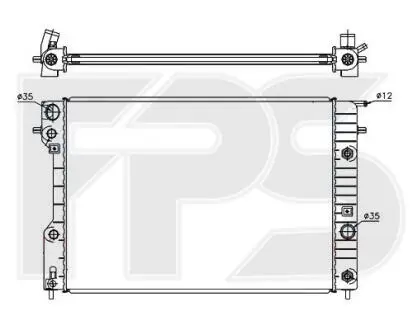 Радиатор охлаждения FPS FP 52 A318