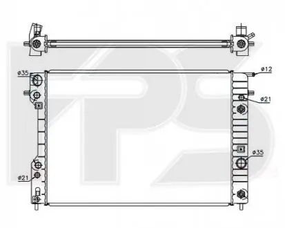 Радиатор охлаждения FPS FP 52 A319