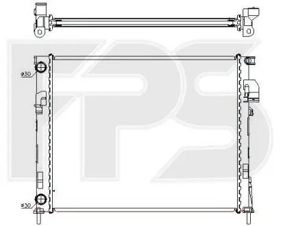 Радиатор охлаждения FPS FP 52 A981
