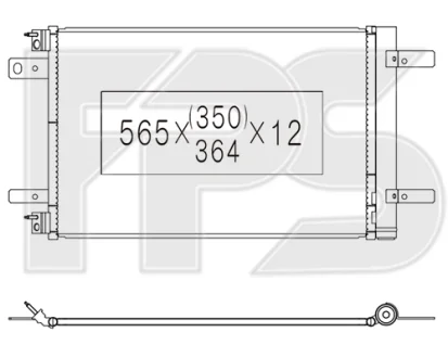 Конденсатор кондиціонера FPS FP 54 K372