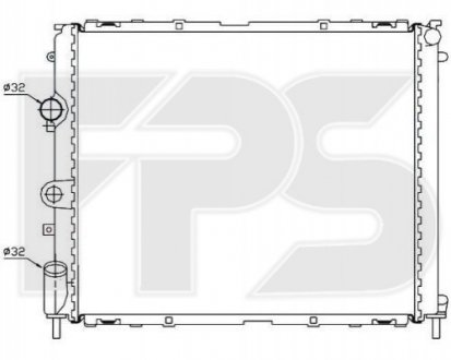 Радиатор охлаждения FPS FP 56 A394 (фото 1)