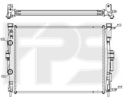 Радиатор охлаждения FPS FP 56 A401