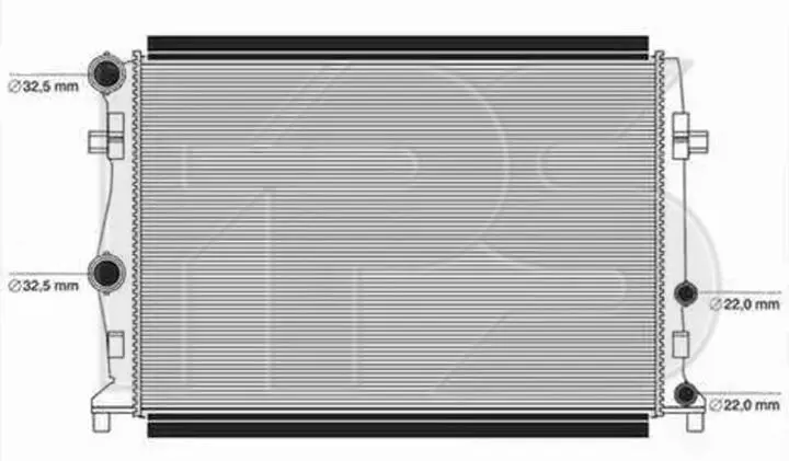 Радиатор охлаждения FPS FP 62 A844 (фото 1)