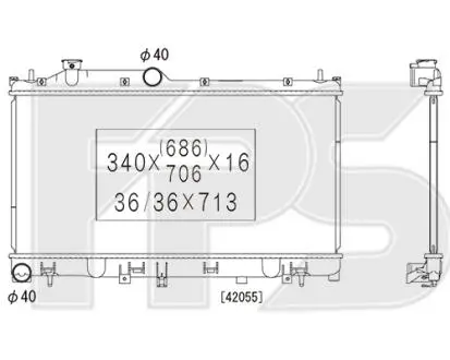 Радиатор охлаждения FPS FP 67 A475