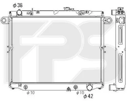 Радиатор охлаждения FPS FP 70 A1300