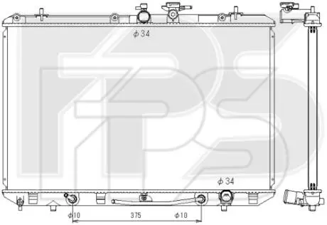Радиатор охлаждения FPS FP 70 A217