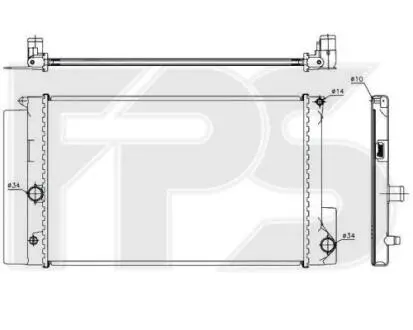 Радіатор охолодження FPS FP 70 A843