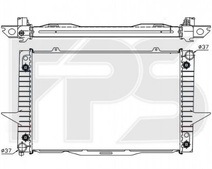 Радиатор охлаждения FPS FP 72 A490 (фото 1)