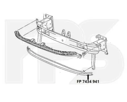 Крепление бампера FPS FP 7434 941