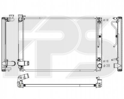 Радиатор охлаждения FPS FP 81 A245