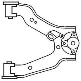 Рычаг подвески лев. FRAP F4455
