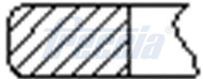 Комплект поршневих кілець FRECCIA FR10-074000 (фото 1)