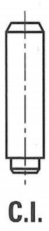 Направляющая втулка выпускного клапана CITROEN JUMPY 95-07,C4 04-11,C5 01-17,C8 02-14,Xsara 97-06,Pi FRECCIA G11317 (фото 1)