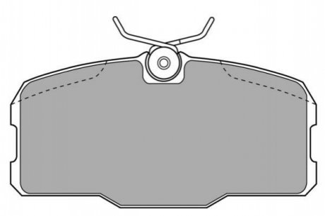 Комплект тормозных колодок, дисковый тормоз FREMAX FBP-0630 (фото 1)