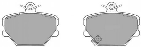 Комплект тормозных колодок, дисковый тормоз FREMAX FBP-1133 (фото 1)