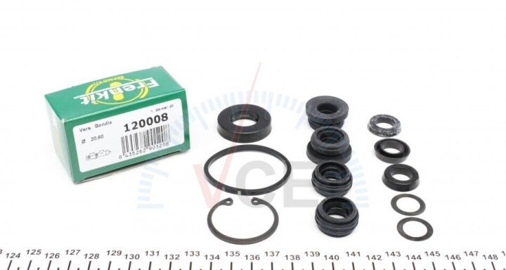 Р/к ГТЦ Peugeot 306/Renault Megane I/VW Golf II (d=20,6mm) Bendix FRENKIT 120008 (фото 1)