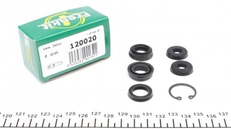 Р/к ГТЦ Opel Astra F/Vectra A (d=20,6mm)(Delco) FRENKIT 120020