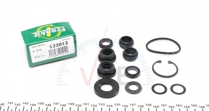 Р/к ГТЦ VW Golf/Jetta/Passat/T4 89-04 (d=22,2mm)(Bendix) FRENKIT 122012 (фото 1)