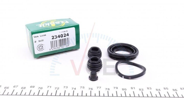 Р/к суп.зад Honda Accord (IV/V)/Civic (VI/VII/VIII) 93-05 (d=34mm)(Akebono/Lucas/Nih) FRENKIT 234024 (фото 1)