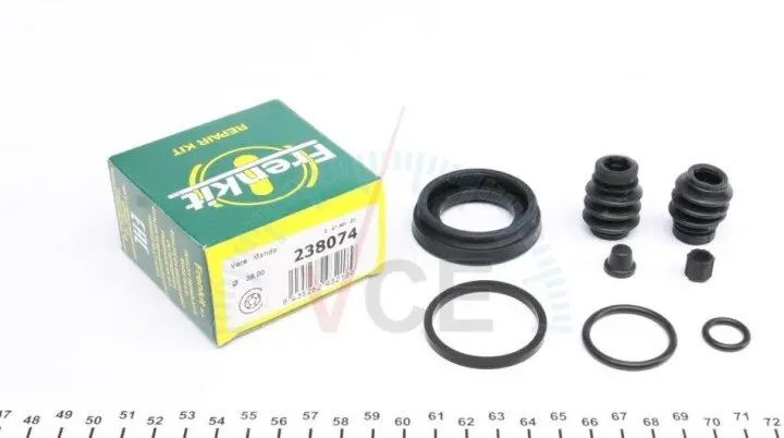 Ремкомплект тормозного суппорта HYUNDAI i-40 11-18,i40 11-,i40 (VF) 12-,i40 CW (VF) 11-,ix35 (LM, EL FRENKIT 238074 (фото 1)