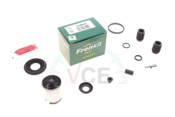 Ремкомплект супорта (заднього) fiat stilo 03-08 (d=38mm) (bosch) (+поршень) FRENKIT 238847 (фото 1)