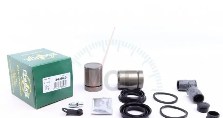 Ремкомпл. супорта пер. A6 C7 10-/A7 10-/A8 09-(+ 2 поршні/ів/42 mm)(ATE) FRENKIT 242949 (фото 1)